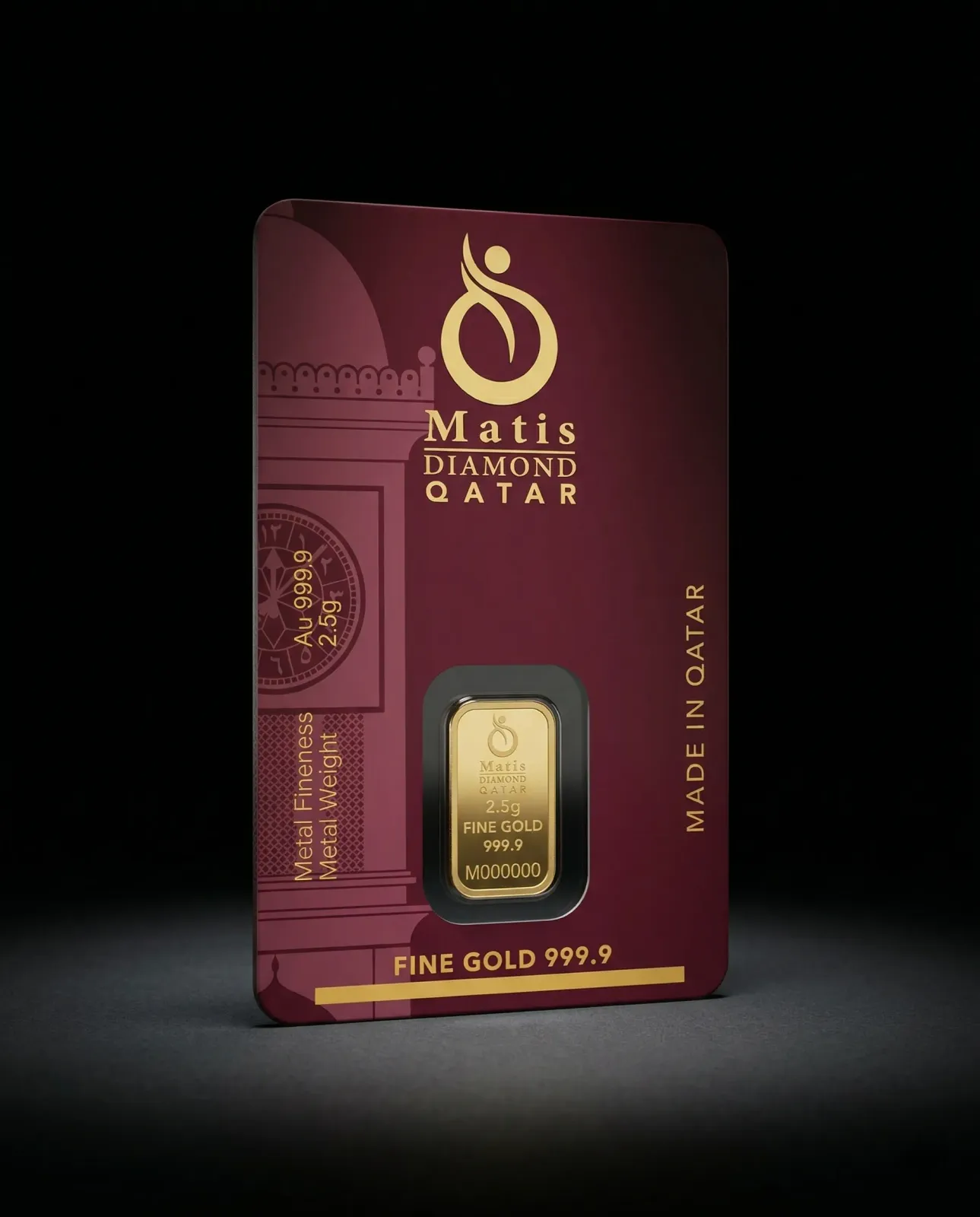 سبيكة ذهب 2.5 غرام عيار 999.9
